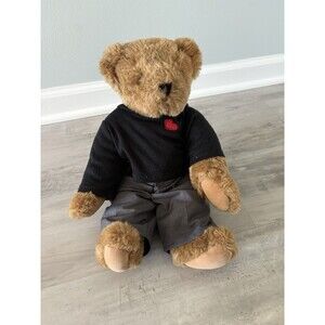 Vermont Teddy Bear Company Love Bandit Jointed Poseable Plush Stuffed Animal